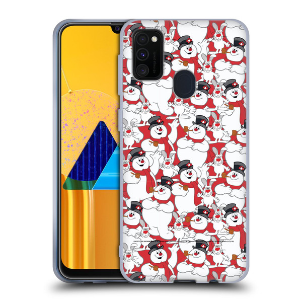 Frosty the Snowman Movie Patterns Pattern 4 Soft Gel Case for Samsung Galaxy M30s (2019)/M21 (2020)