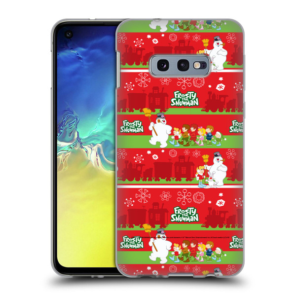 Frosty the Snowman Movie Patterns Pattern 1 Soft Gel Case for Samsung Galaxy S10e