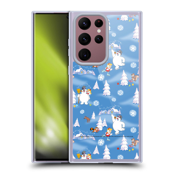 Frosty the Snowman Movie Patterns Pattern 6 Soft Gel Case for Samsung Galaxy S22 Ultra 5G