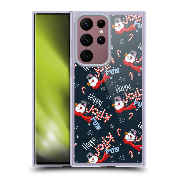 Frosty the Snowman Movie Patterns Pattern 7 Soft Gel Case for Samsung Galaxy S22 Ultra 5G