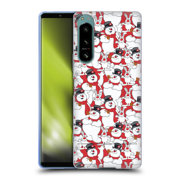 Frosty the Snowman Movie Patterns Pattern 4 Soft Gel Case for Sony Xperia 5 IV
