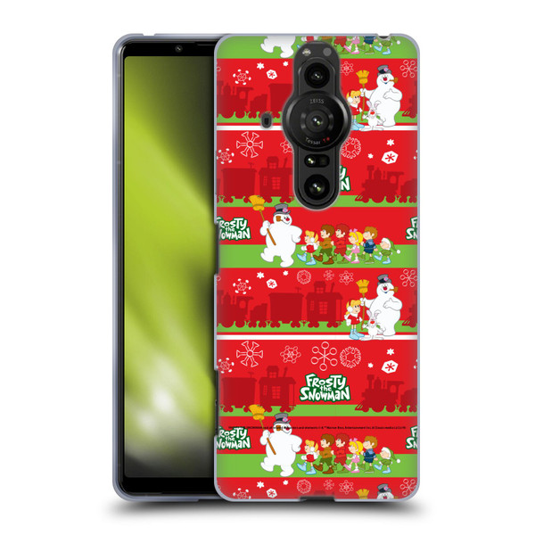Frosty the Snowman Movie Patterns Pattern 1 Soft Gel Case for Sony Xperia Pro-I