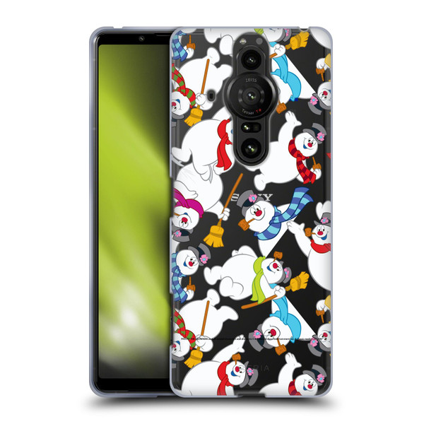 Frosty the Snowman Movie Patterns Pattern 3 Soft Gel Case for Sony Xperia Pro-I