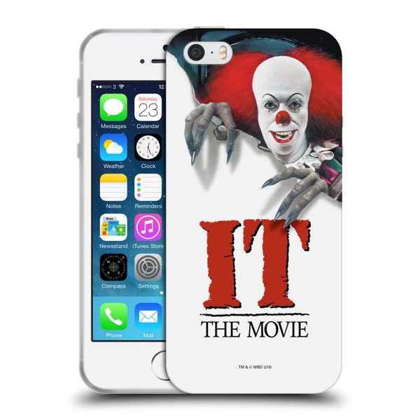IT Television Miniseries Graphics Poster Soft Gel Case for Apple iPhone 5 / 5s / iPhone SE 2016