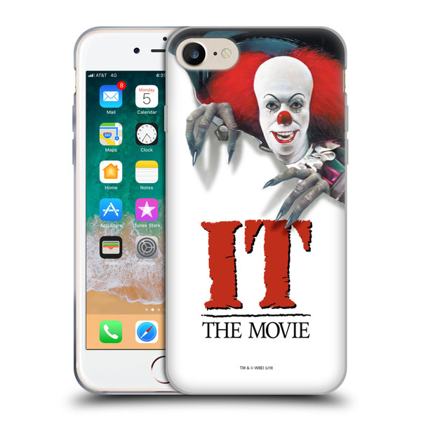 IT Television Miniseries Graphics Poster Soft Gel Case for Apple iPhone 7 / 8 / SE 2020 & 2022
