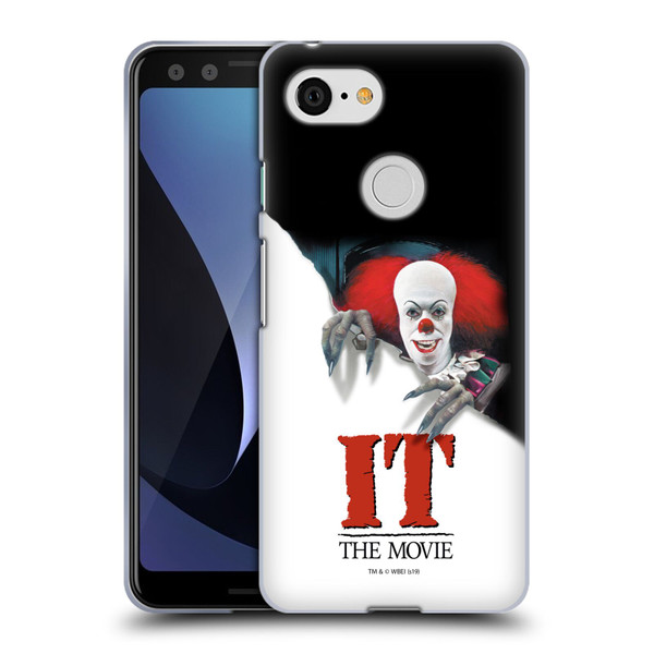 IT Television Miniseries Graphics Poster Soft Gel Case for Google Pixel 3