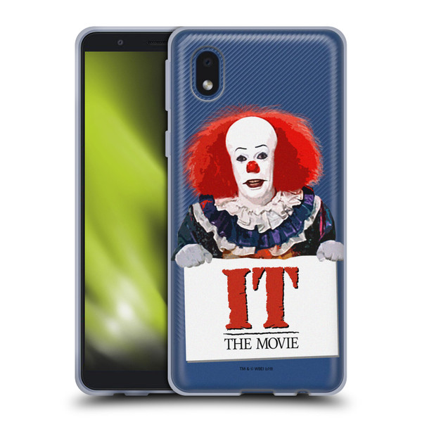 IT Television Miniseries Graphics Pennywise Soft Gel Case for Samsung Galaxy A01 Core (2020)