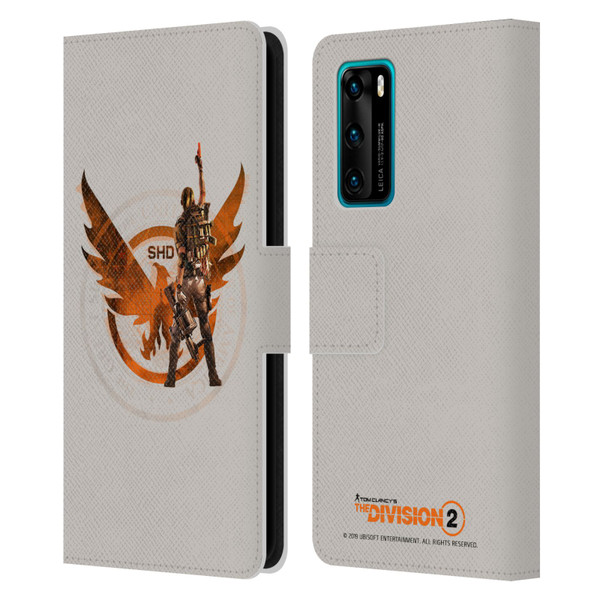 Tom Clancy's The Division 2 Characters Female Agent 2 Leather Book Wallet Case Cover For Huawei P40 5G