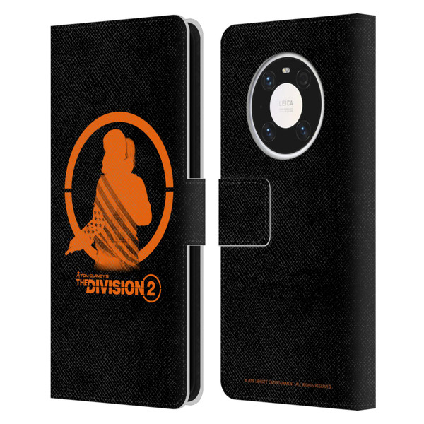 Tom Clancy's The Division 2 Characters Female Agent Leather Book Wallet Case Cover For Huawei Mate 40 Pro 5G