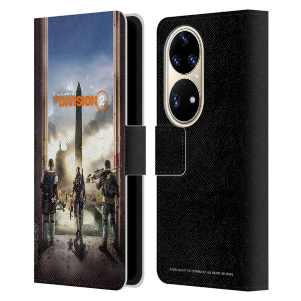 Tom Clancy's The Division 2 Characters Key Art Leather Book Wallet Case Cover For Huawei P50 Pro
