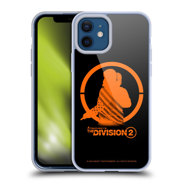 Tom Clancy's The Division 2 Characters Female Agent Soft Gel Case for Apple iPhone 12 / iPhone 12 Pro