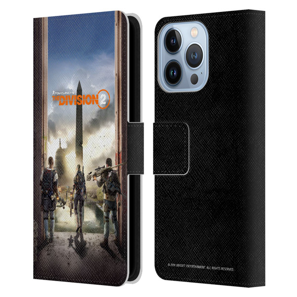 Tom Clancy's The Division 2 Characters Key Art Leather Book Wallet Case Cover For Apple iPhone 13 Pro