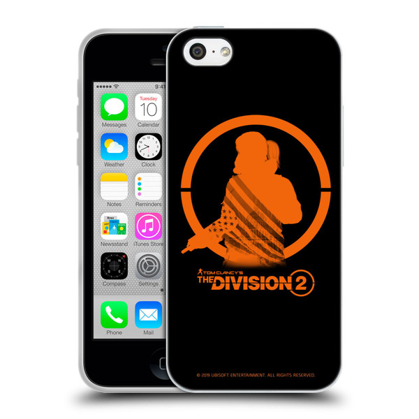 Tom Clancy's The Division 2 Characters Female Agent Soft Gel Case for Apple iPhone 5c