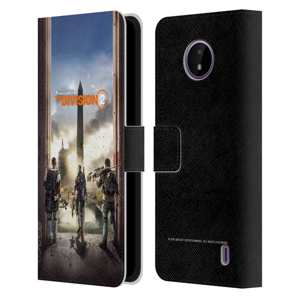Tom Clancy's The Division 2 Characters Key Art Leather Book Wallet Case Cover For Nokia C10 / C20