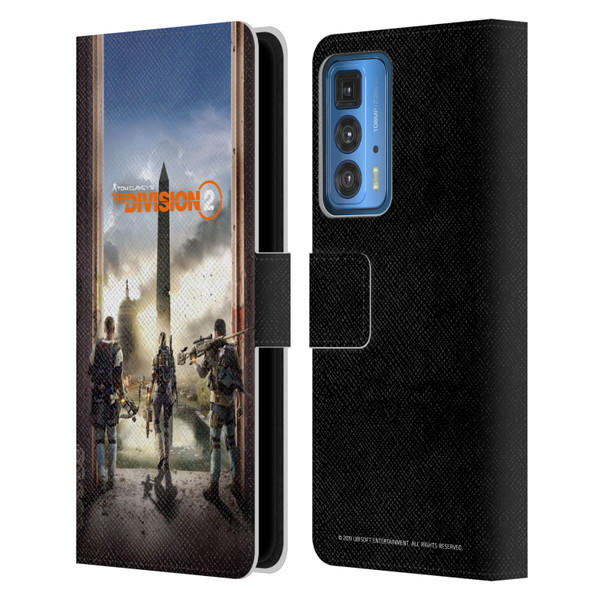 Tom Clancy's The Division 2 Characters Key Art Leather Book Wallet Case Cover For Motorola Edge 20 Pro