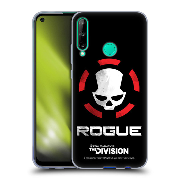 Tom Clancy's The Division Dark Zone Rouge Logo Soft Gel Case for Huawei P40 lite E