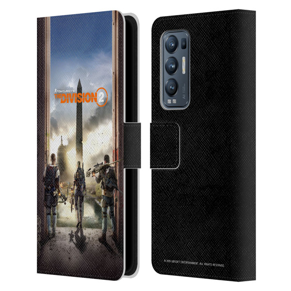 Tom Clancy's The Division 2 Characters Key Art Leather Book Wallet Case Cover For OPPO Find X3 Neo / Reno5 Pro+ 5G
