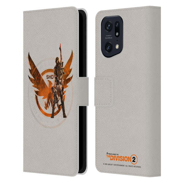Tom Clancy's The Division 2 Characters Female Agent 2 Leather Book Wallet Case Cover For OPPO Find X5