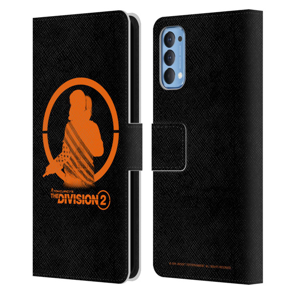 Tom Clancy's The Division 2 Characters Female Agent Leather Book Wallet Case Cover For OPPO Reno 4 5G