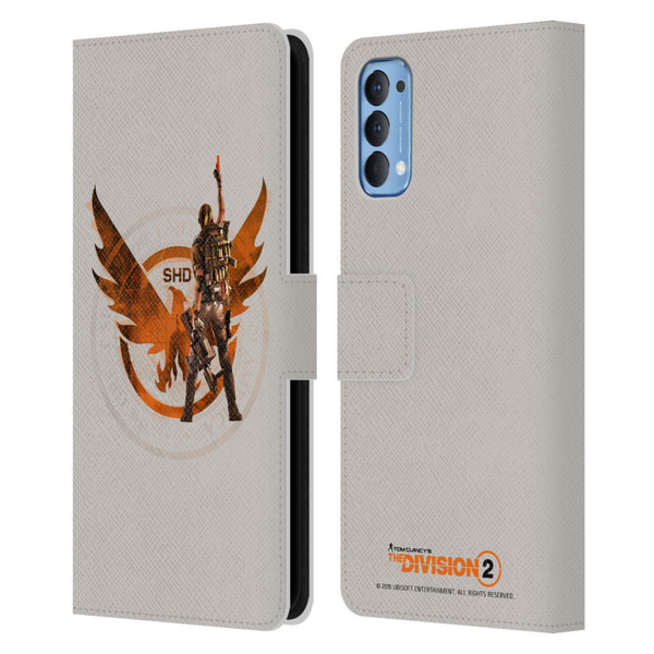 Tom Clancy's The Division 2 Characters Female Agent 2 Leather Book Wallet Case Cover For OPPO Reno 4 5G