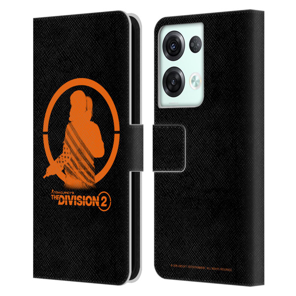 Tom Clancy's The Division 2 Characters Female Agent Leather Book Wallet Case Cover For OPPO Reno8 Pro