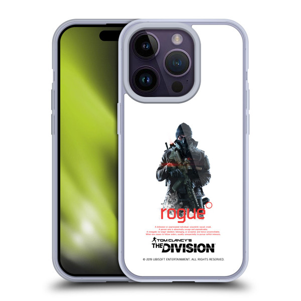 Tom Clancy's The Division Dark Zone Rouge 2 Soft Gel Case for Apple iPhone 14 Pro