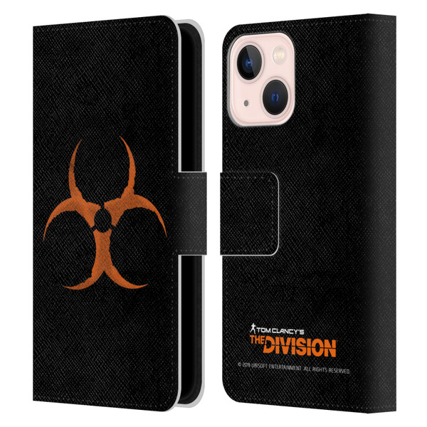 Tom Clancy's The Division Dark Zone Virus Leather Book Wallet Case Cover For Apple iPhone 13 Mini