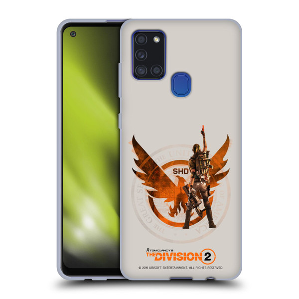 Tom Clancy's The Division 2 Characters Female Agent 2 Soft Gel Case for Samsung Galaxy A21s (2020)