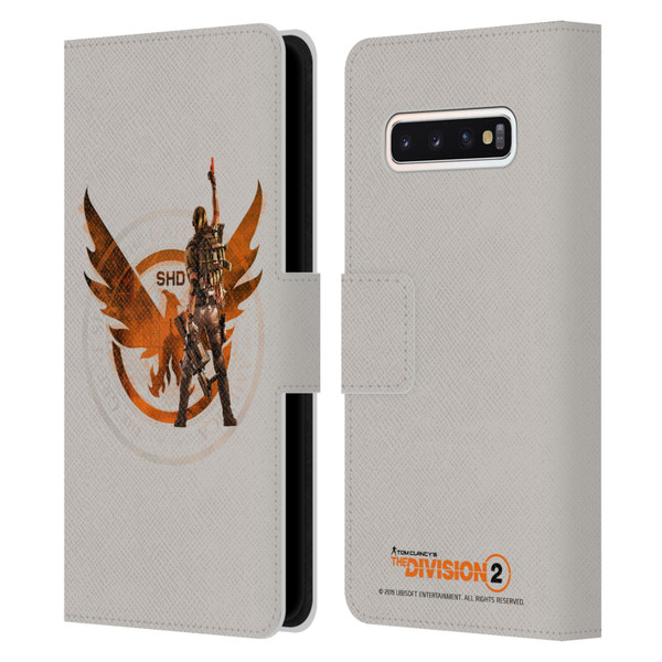 Tom Clancy's The Division 2 Characters Female Agent 2 Leather Book Wallet Case Cover For Samsung Galaxy S10