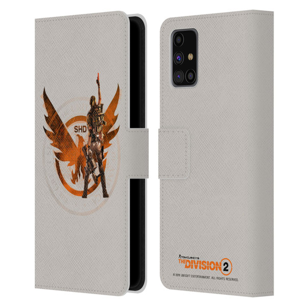 Tom Clancy's The Division 2 Characters Female Agent 2 Leather Book Wallet Case Cover For Samsung Galaxy M31s (2020)