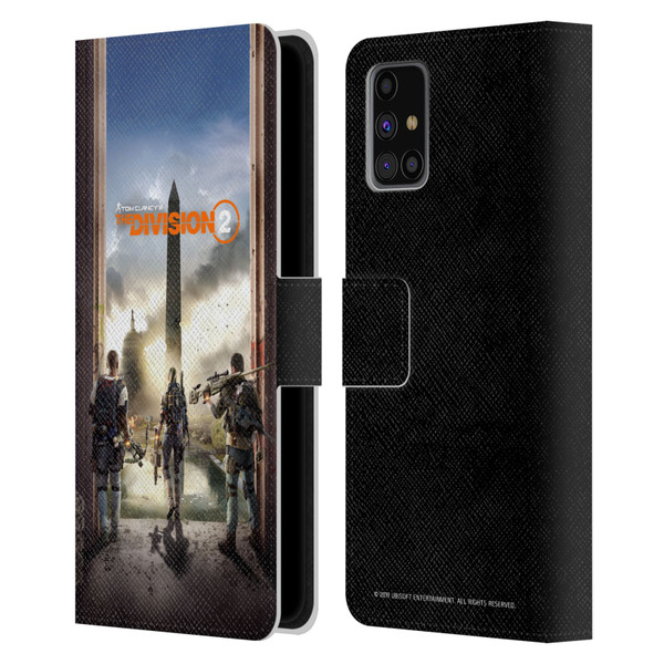 Tom Clancy's The Division 2 Characters Key Art Leather Book Wallet Case Cover For Samsung Galaxy M31s (2020)