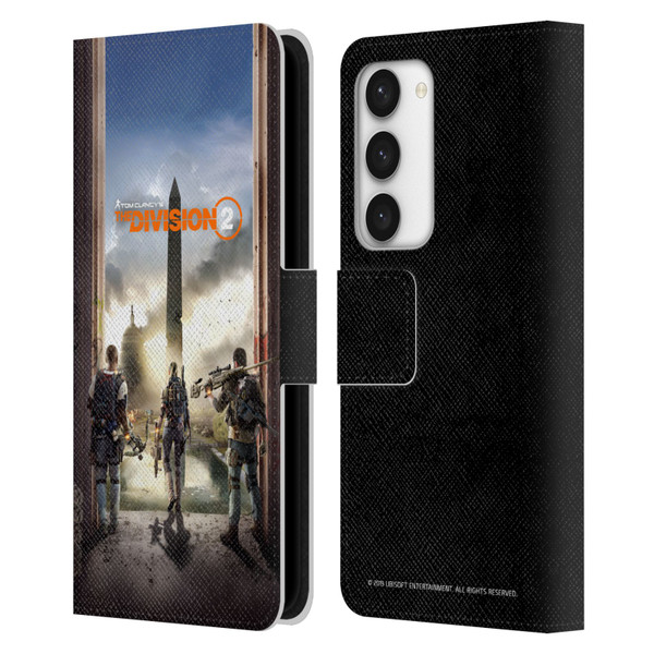 Tom Clancy's The Division 2 Characters Key Art Leather Book Wallet Case Cover For Samsung Galaxy S23 5G