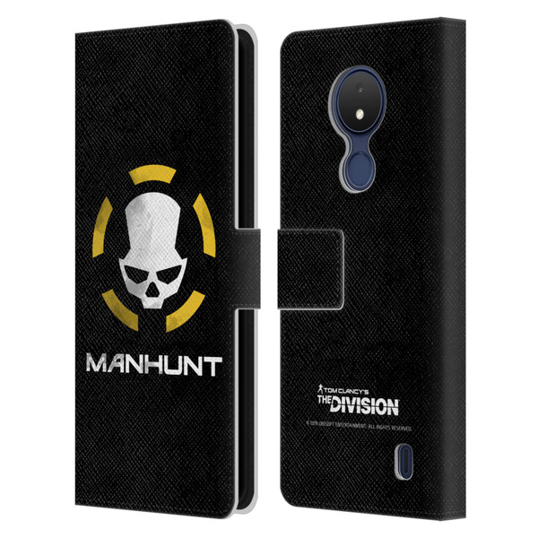 Tom Clancy's The Division Dark Zone Manhunt Logo Leather Book Wallet Case Cover For Nokia C21