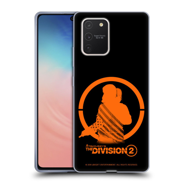 Tom Clancy's The Division 2 Characters Female Agent Soft Gel Case for Samsung Galaxy S10 Lite