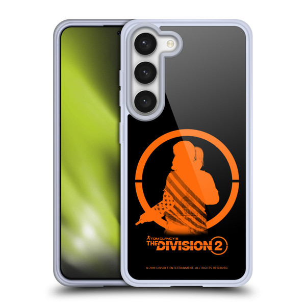 Tom Clancy's The Division 2 Characters Female Agent Soft Gel Case for Samsung Galaxy S23 5G