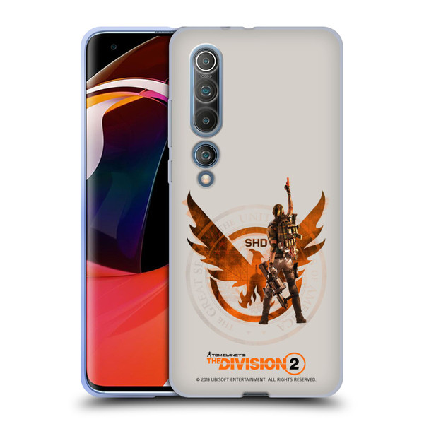 Tom Clancy's The Division 2 Characters Female Agent 2 Soft Gel Case for Xiaomi Mi 10 5G / Mi 10 Pro 5G