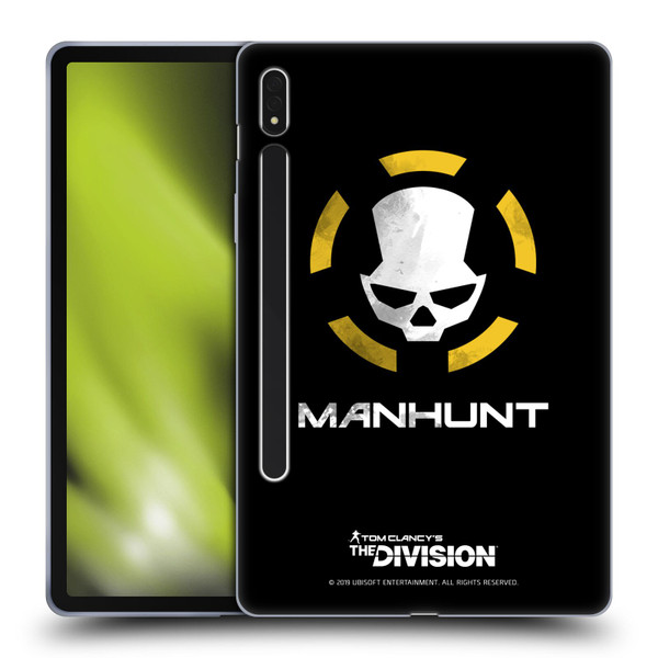 Tom Clancy's The Division Dark Zone Manhunt Logo Soft Gel Case for Samsung Galaxy Tab S8
