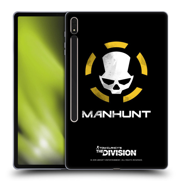 Tom Clancy's The Division Dark Zone Manhunt Logo Soft Gel Case for Samsung Galaxy Tab S8 Plus