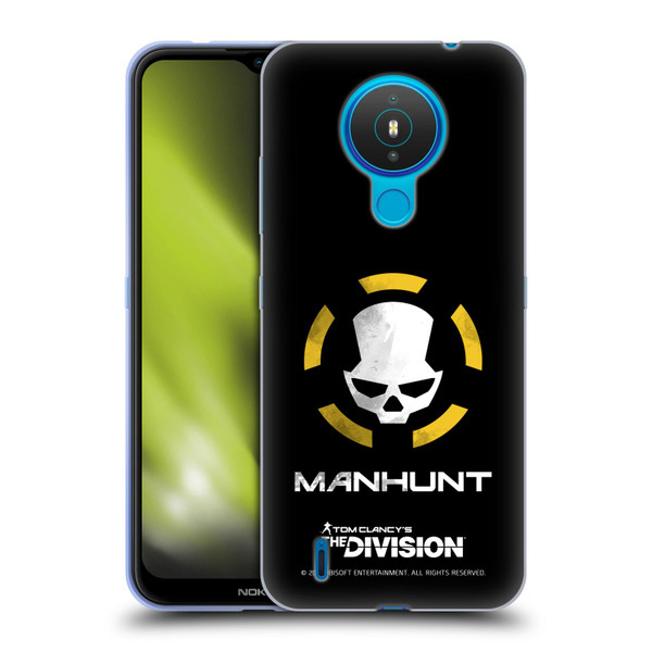 Tom Clancy's The Division Dark Zone Manhunt Logo Soft Gel Case for Nokia 1.4