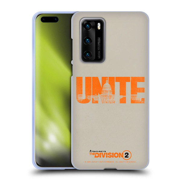 Tom Clancy's The Division 2 Key Art Unite Soft Gel Case for Huawei P40 5G