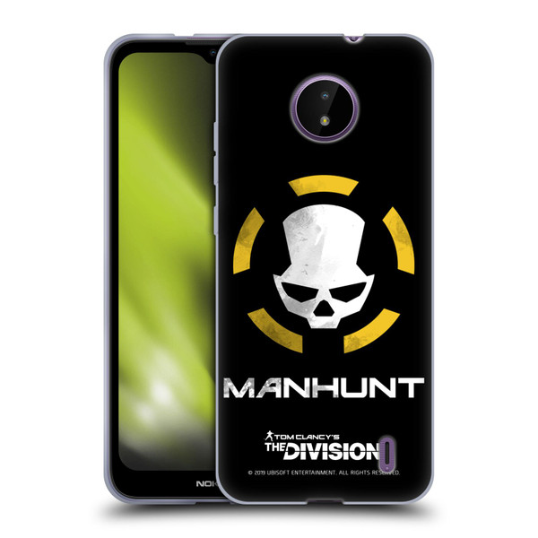 Tom Clancy's The Division Dark Zone Manhunt Logo Soft Gel Case for Nokia C10 / C20