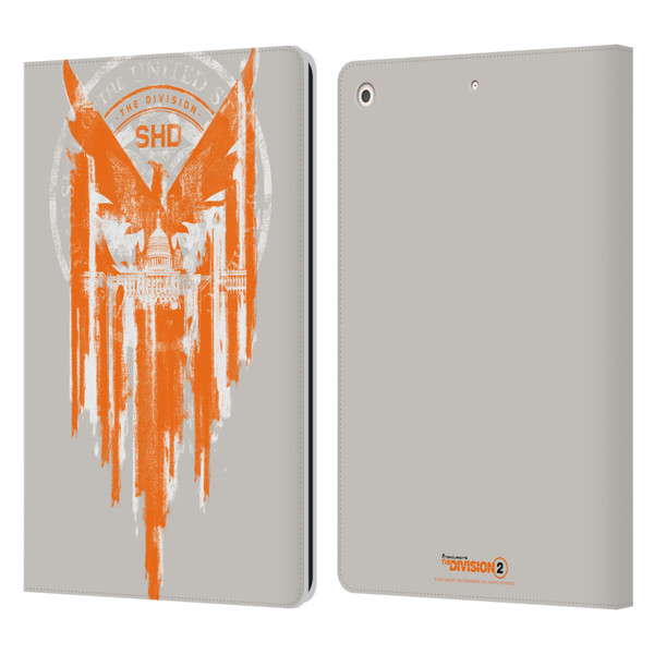 Tom Clancy's The Division 2 Key Art Phoenix Capitol Building Leather Book Wallet Case Cover For Apple iPad 10.2 2019/2020/2021
