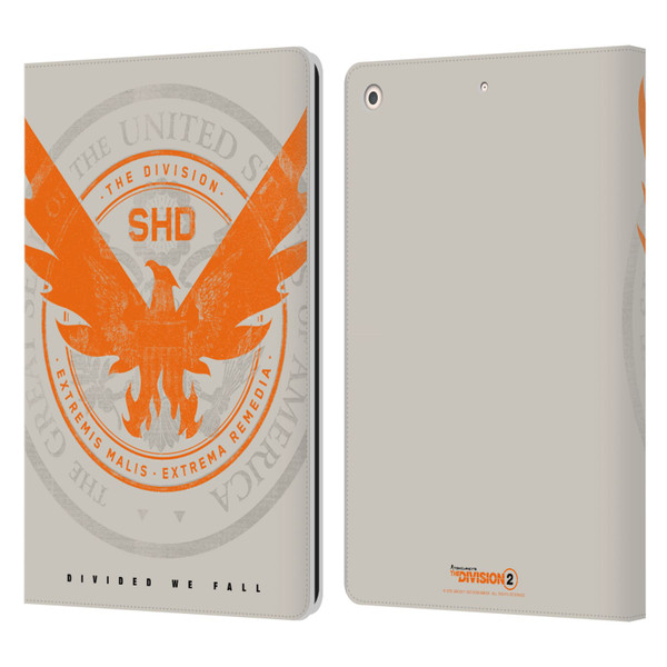 Tom Clancy's The Division 2 Key Art Phoenix US Seal Leather Book Wallet Case Cover For Apple iPad 10.2 2019/2020/2021