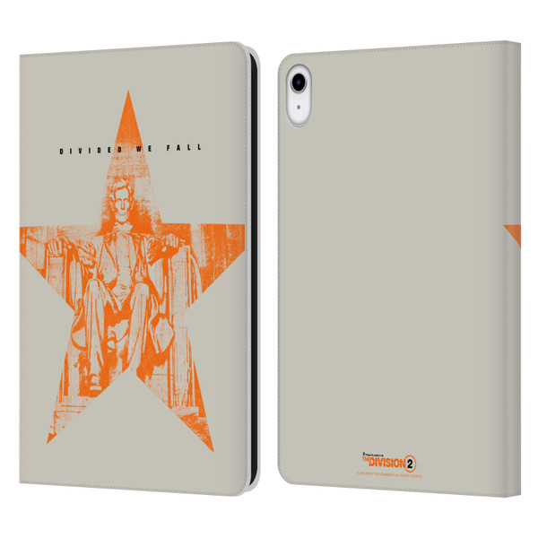 Tom Clancy's The Division 2 Key Art Lincoln Leather Book Wallet Case Cover For Apple iPad 10.9 (2022)