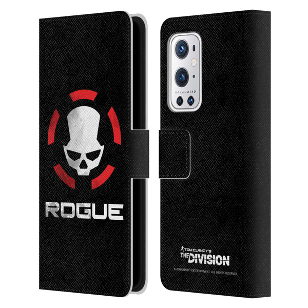 Tom Clancy's The Division Dark Zone Rouge Logo Leather Book Wallet Case Cover For OnePlus 9 Pro