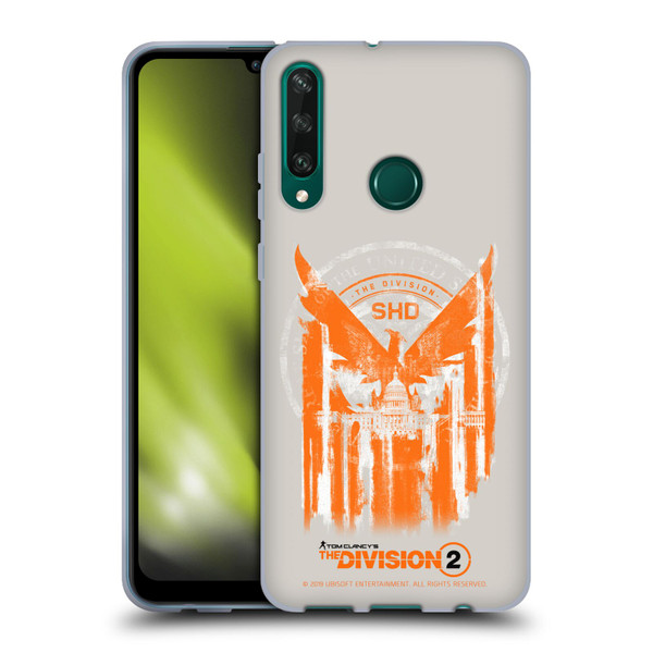 Tom Clancy's The Division 2 Key Art Phoenix Capitol Building Soft Gel Case for Huawei Y6p