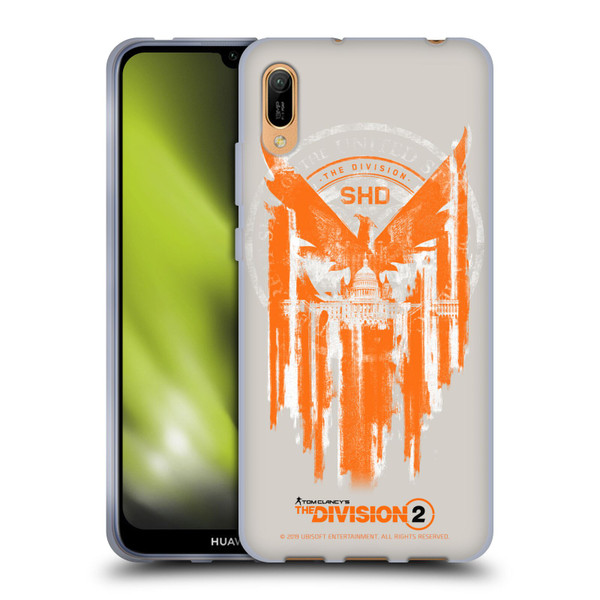 Tom Clancy's The Division 2 Key Art Phoenix Capitol Building Soft Gel Case for Huawei Y6 Pro (2019)