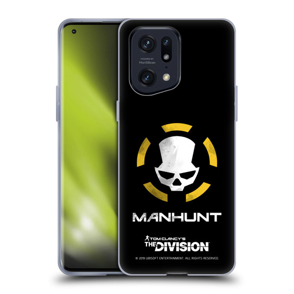 Tom Clancy's The Division Dark Zone Manhunt Logo Soft Gel Case for OPPO Find X5 Pro