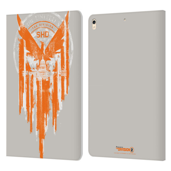 Tom Clancy's The Division 2 Key Art Phoenix Capitol Building Leather Book Wallet Case Cover For Apple iPad Pro 10.5 (2017)