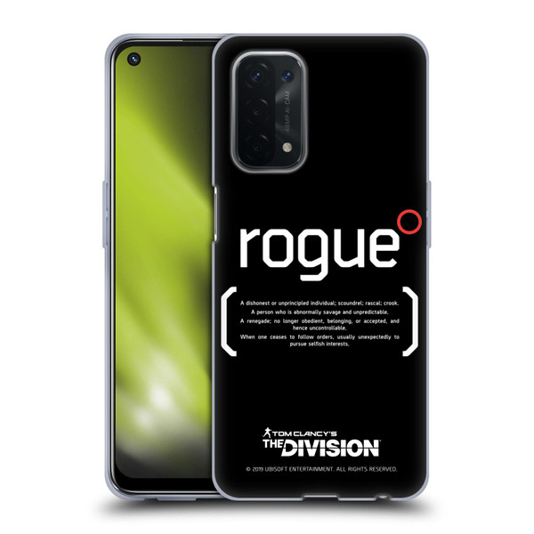 Tom Clancy's The Division Dark Zone Rouge 1 Soft Gel Case for OPPO A54 5G
